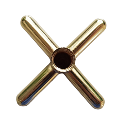 Queuebrücke Messing Kreuz